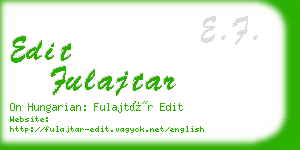 edit fulajtar business card